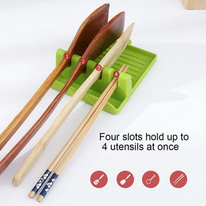 Kitchen Silicone Utensil Rest